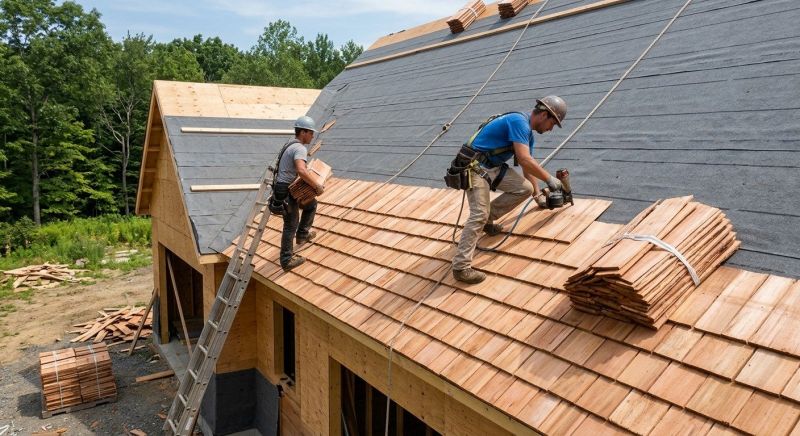 Wood Roofing Installation in Fredericksburg, VA